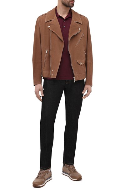 Поло из шелка и хлопка ZEGNA, арт. UW341/746, фото 2