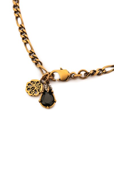 Колье с подвеской ALEXANDER MCQUEEN золотого цвета по цене 83050 руб., арт. 650466/I1211, фото 3 Колье с подвеской ALEXANDER MCQUEEN, арт. 650466/I1211, фото 3
