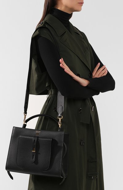 Сумка t twist small TOM FORD черного цвета по цене 289500 руб., арт. L1203T-LCL008, фото 5 Сумка t twist small TOM FORD, арт. L1203T-LCL008, фото 5