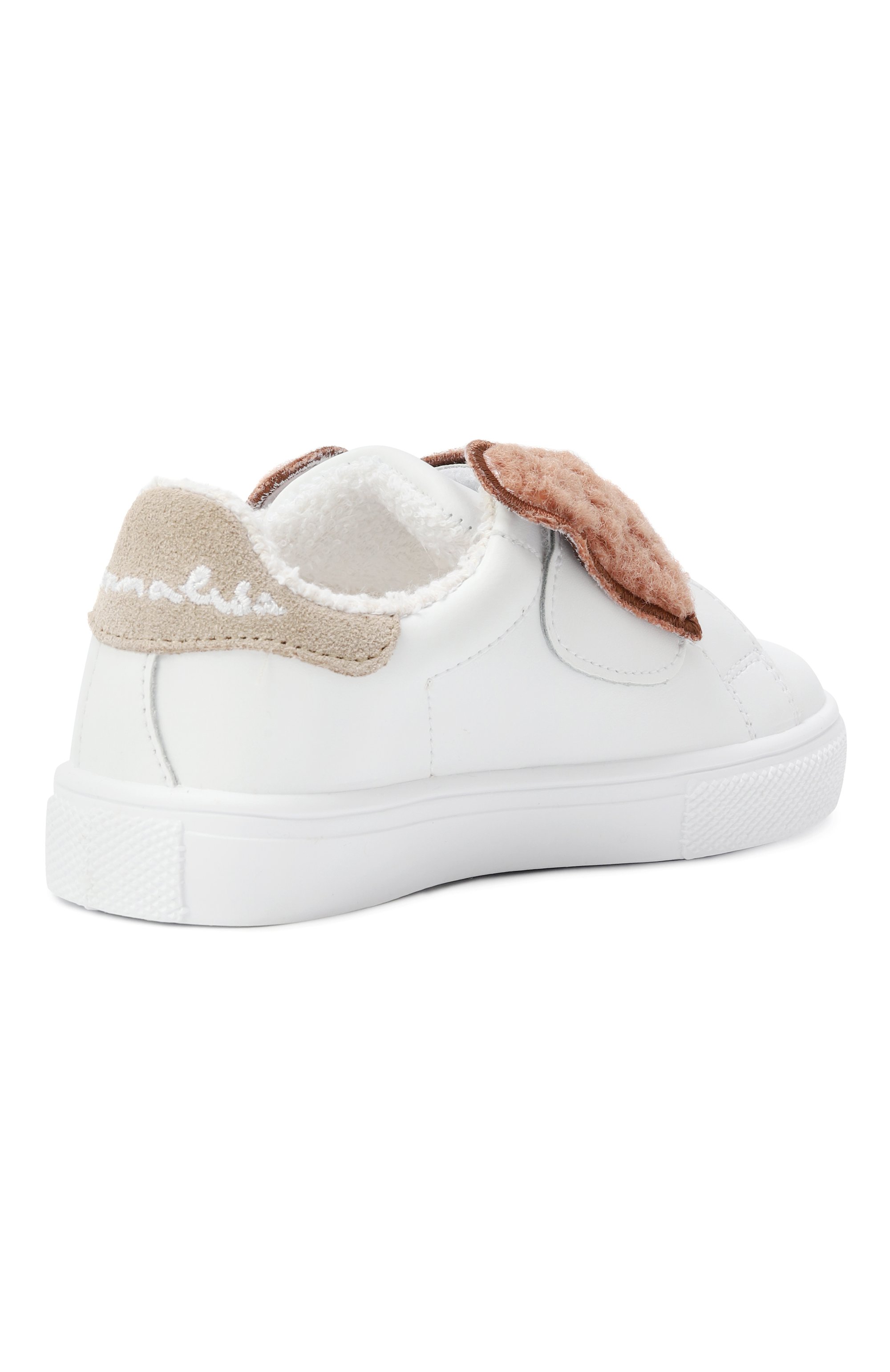 Кожаные кеды MONNALISA, арт. 82F000, фото 3