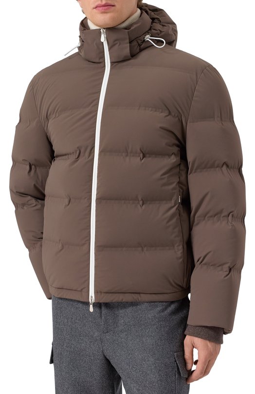 Пуховик Brunello Cucinelli MM4911836 Коричневый  MM4911836 Фото 3