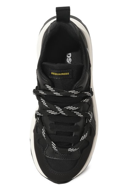 Кроссовки DSQUARED2 черного цвета по цене 28200 руб., арт. 77732/28-35, фото 4 Кроссовки DSQUARED2, арт. 77732/28-35, фото 4