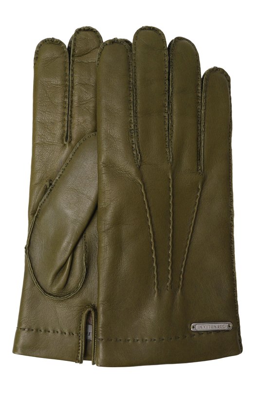Кожаные перчатки Corneliani 26Q305-2620582 Хаки 26Q305-2620582
