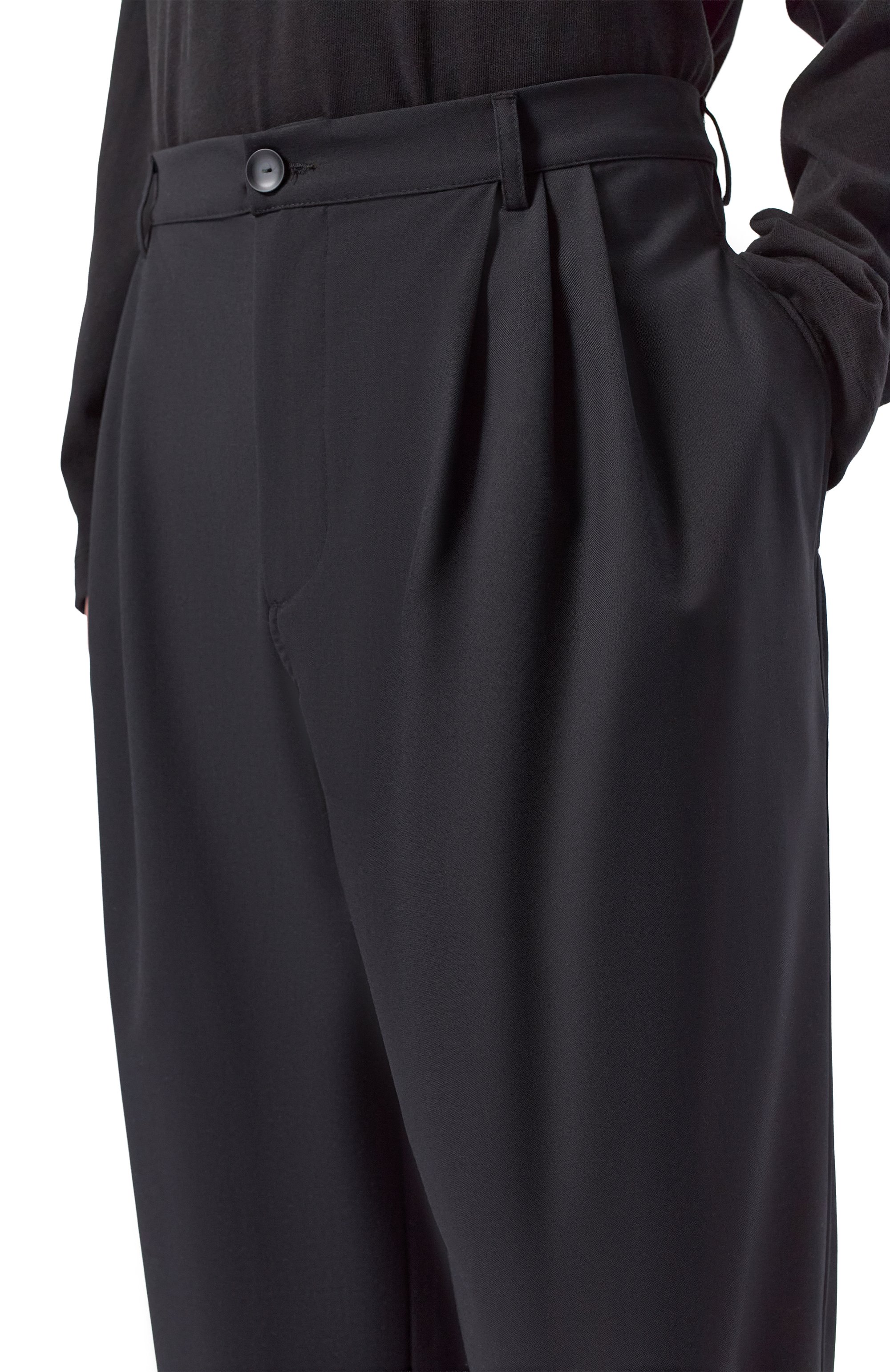 Брюки ANDREA YA'AQOV черного цвета по цене 66050 руб., арт. 26MITH56, фото 5 Брюки ANDREA YA'AQOV, арт. 26MITH56, фото 5