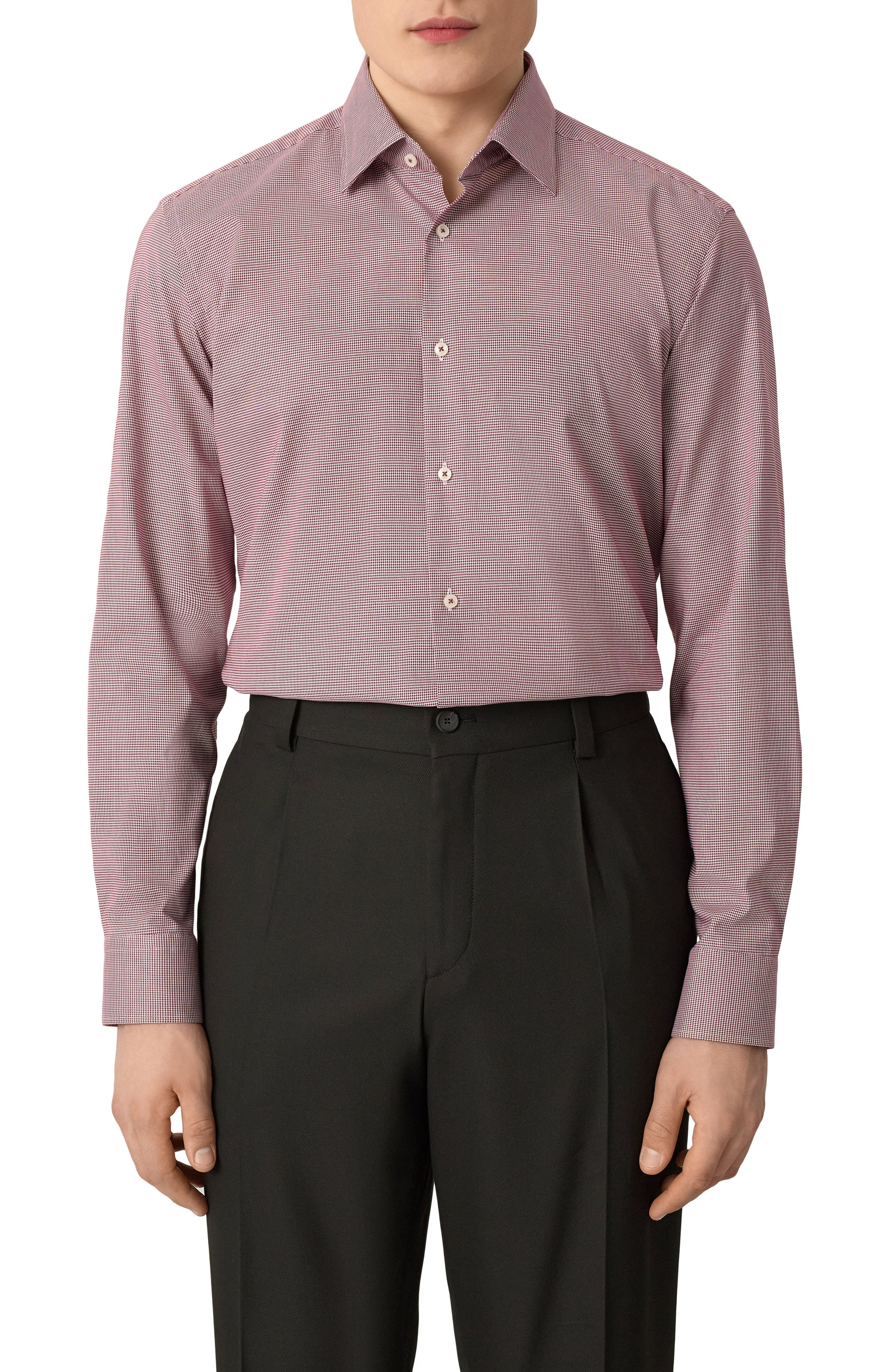 Хлопковая сорочка BOSS, арт. 50519887, фото 3