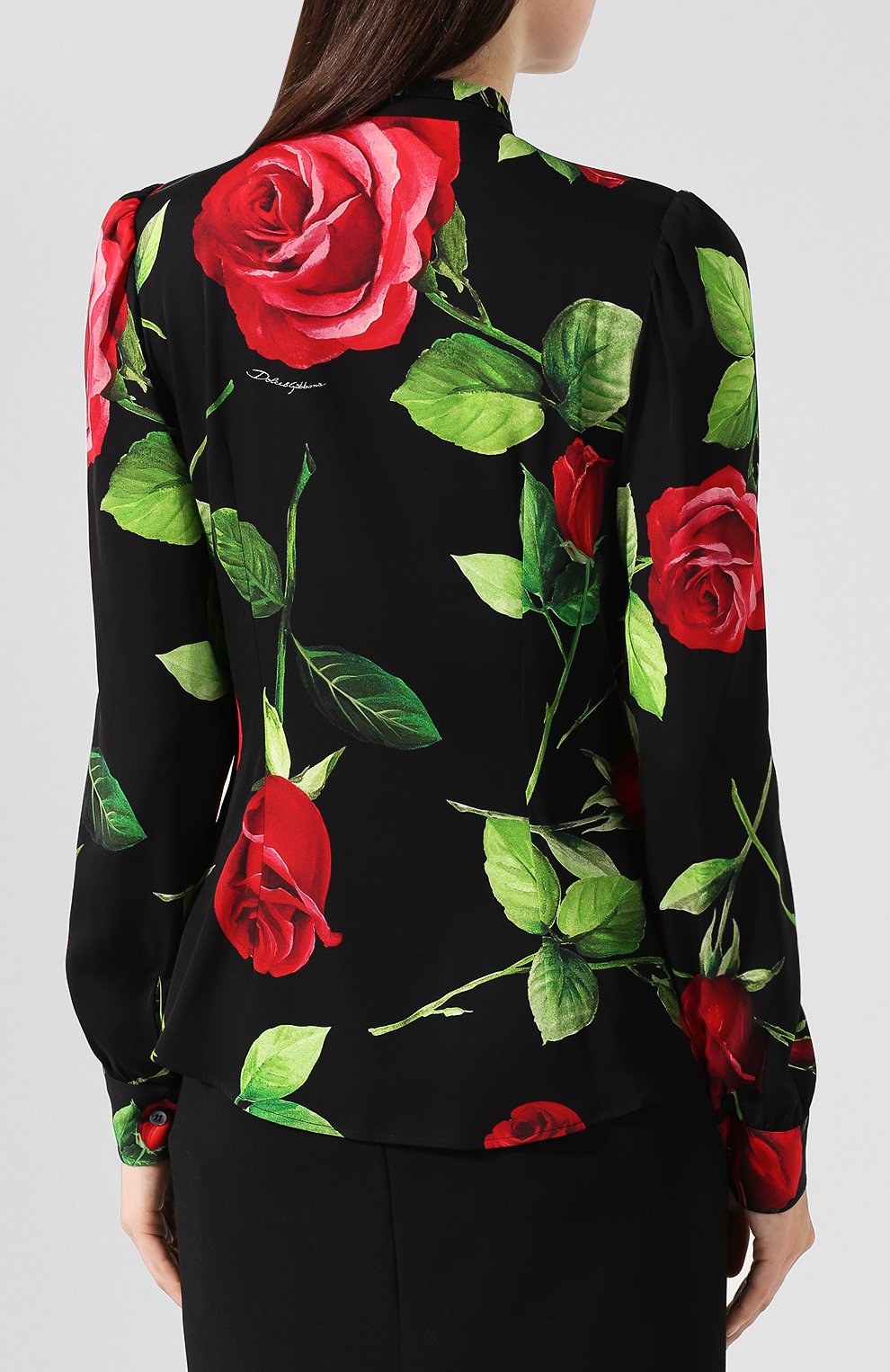 Шелковая блузка DOLCE & GABBANA, арт. F5J41T/FSAY1, фото 4