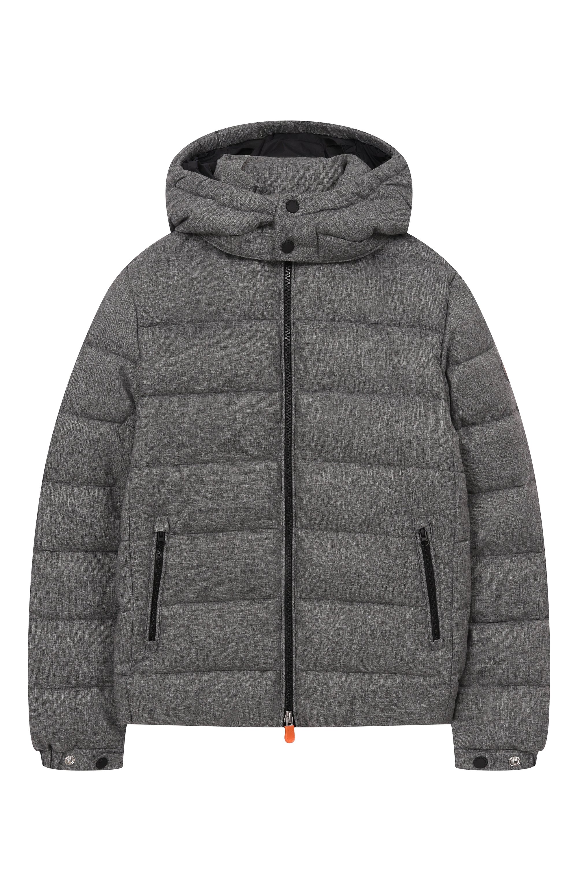 Утепленная куртка SAVE THE DUCK темно-серого цвета по цене 28200 руб., арт. J31653B/CHIP/FLAN21, фото 1 Утепленная куртка SAVE THE DUCK, арт. J31653B/CHIP/FLAN21, фото 1