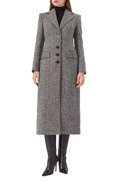 Шерстяное пальто DOLCE & GABBANA, арт. F0W4QT/FC2FU, фото 3