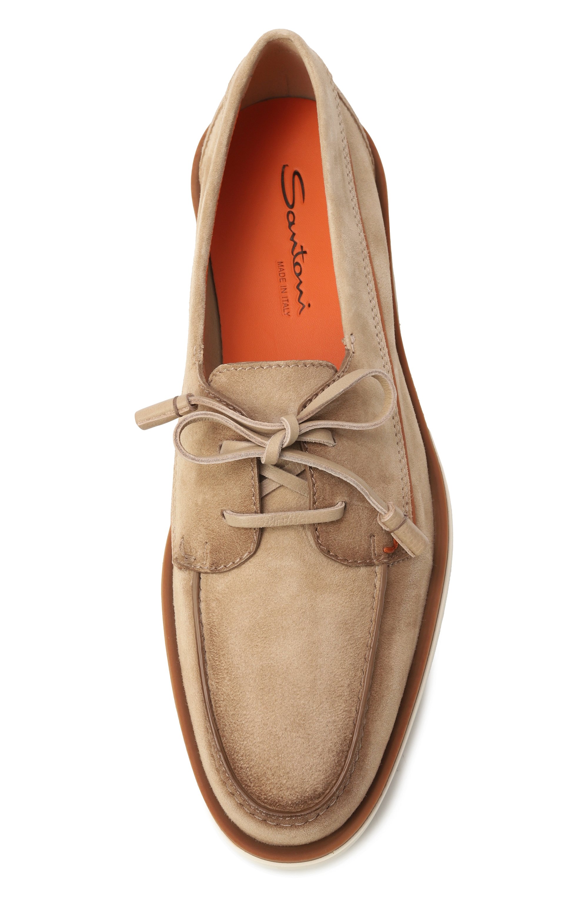 Замшевые топсайдеры detroit SANTONI, арт. MGDG19050BI0SFET, фото 6