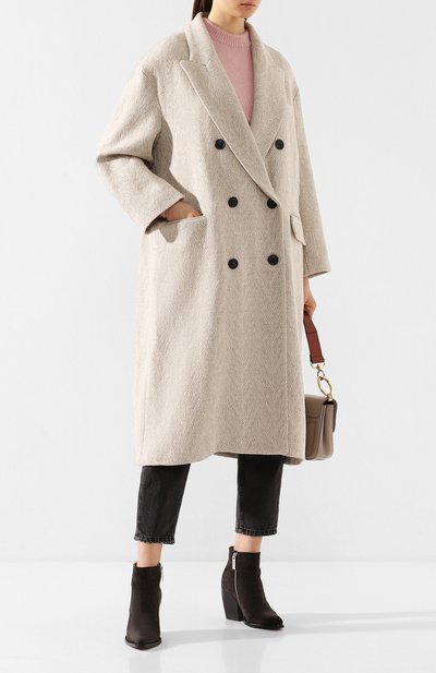 Шерстяное пальто ISABEL MARANT ETOILE, арт. MA0699-20P008E/0JIMA, фото 2