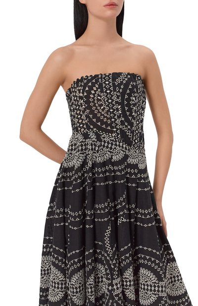 Платье из хлопка и льна CHARO RUIZ IBIZA, арт. 254611, фото 4