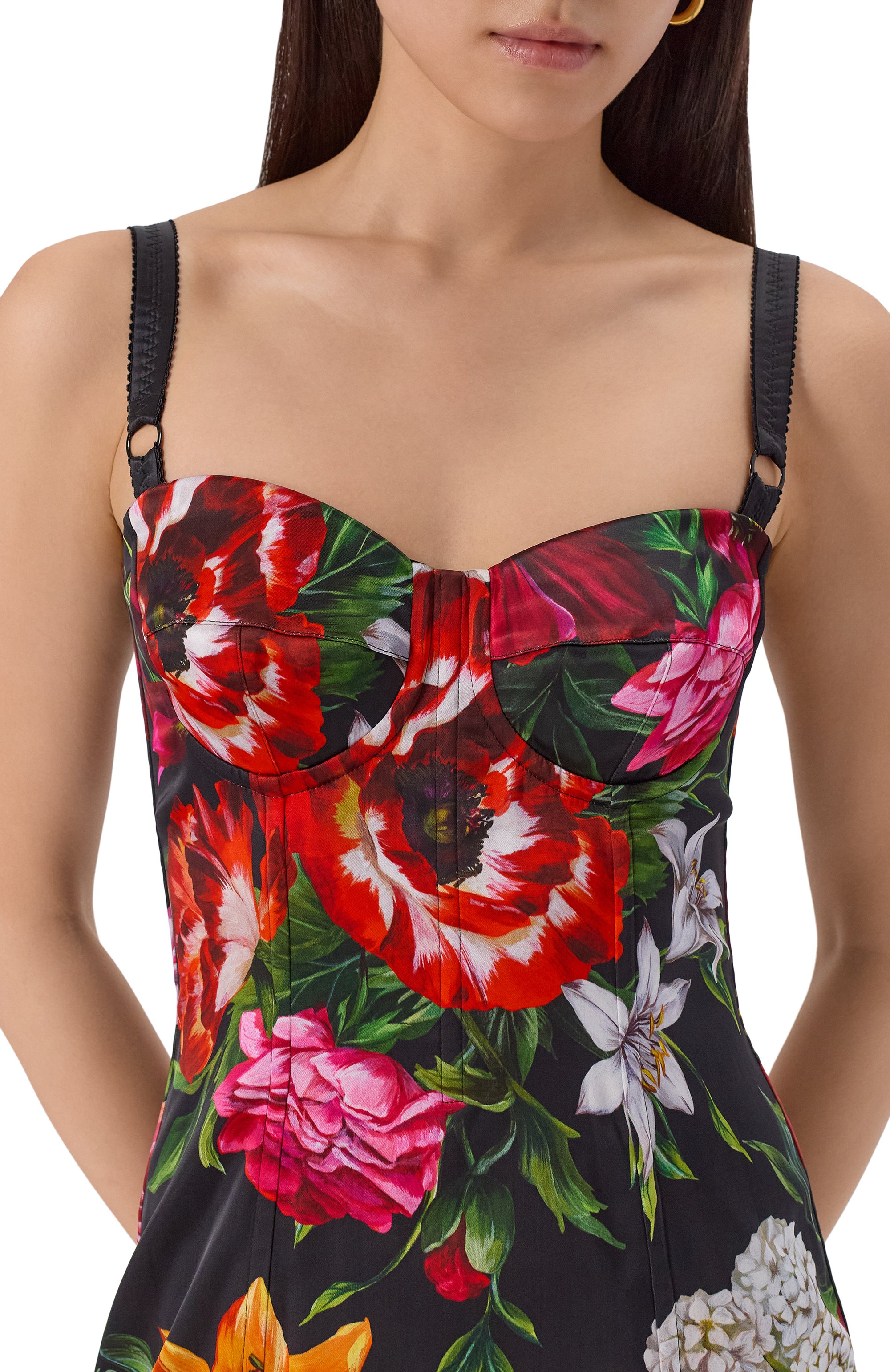 Атласное платье DOLCE & GABBANA, арт. F6TZYT/FSIB2, фото 5