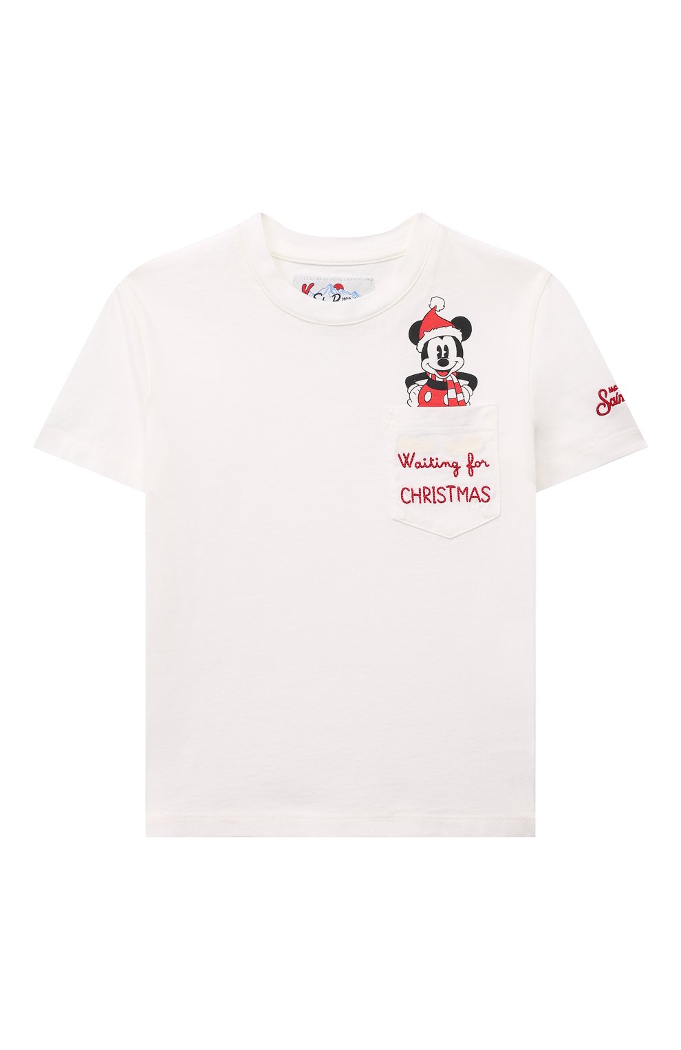 Хлопковая футболка MC2 SAINT BARTH белого цвета по цене 8865 руб., арт. STBK C0NN0R JR/C0NR002/00026C, фото 1 Хлопковая футболка MC2 SAINT BARTH, арт. STBK C0NN0R JR/C0NR002/00026C, фото 1