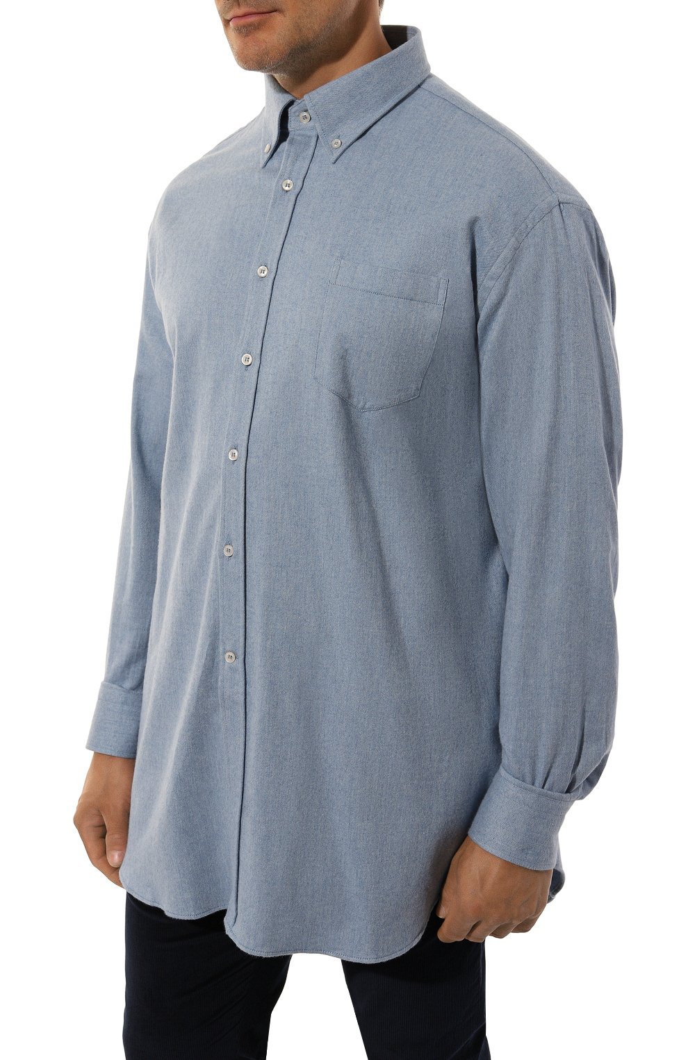 Хлопковая рубашка PAUL&SHARK, арт. 14313070R, фото 3