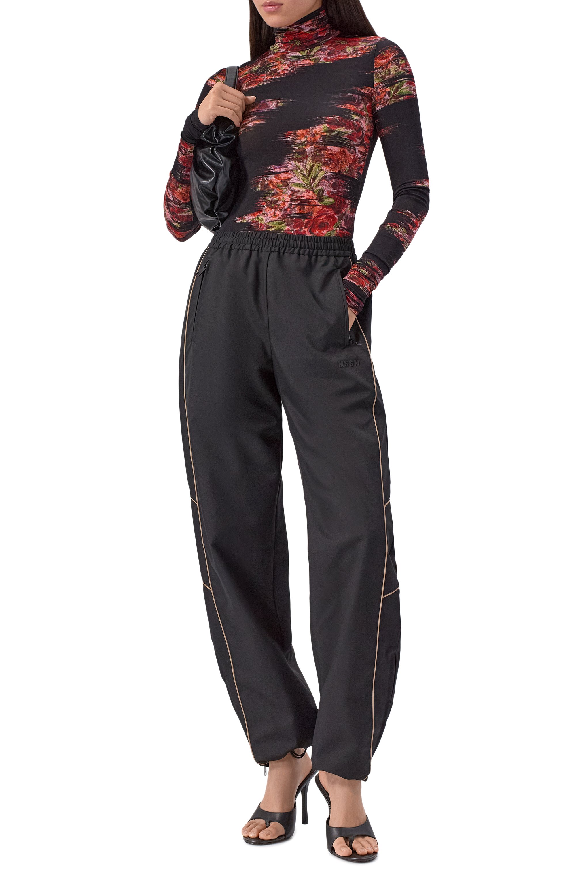 Водолазка из вискозы GANNI черного цвета по цене 23750 руб., арт. T4355, фото 2 Водолазка из вискозы GANNI, арт. T4355, фото 2