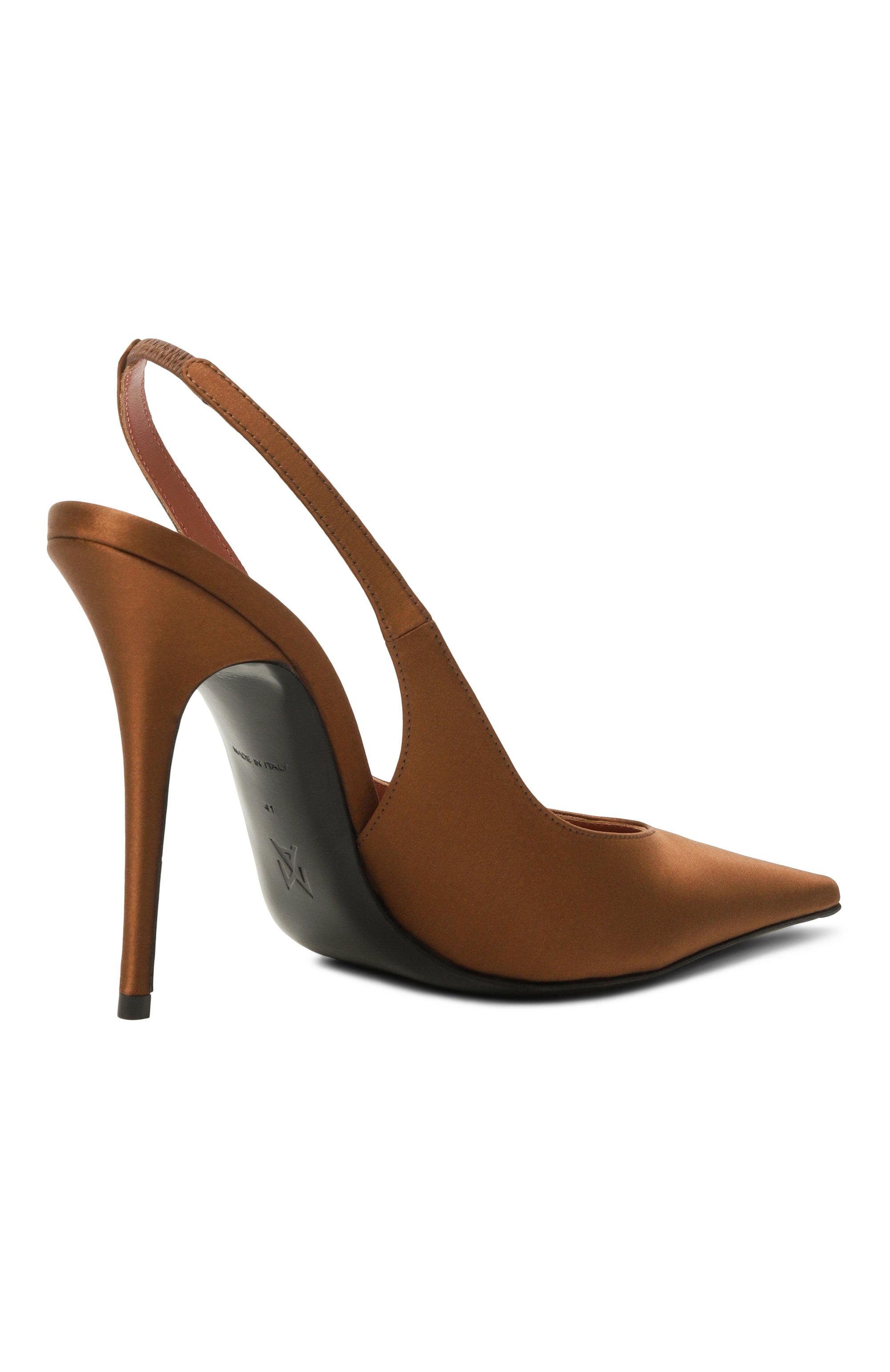 Текстильные туфли anok sling 105 AMINA MUADDI коричневого цвета по цене 99500 руб., арт. AN0K SLING 105, фото 5 Текстильные туфли anok sling 105 AMINA MUADDI, арт. AN0K SLING 105, фото 5