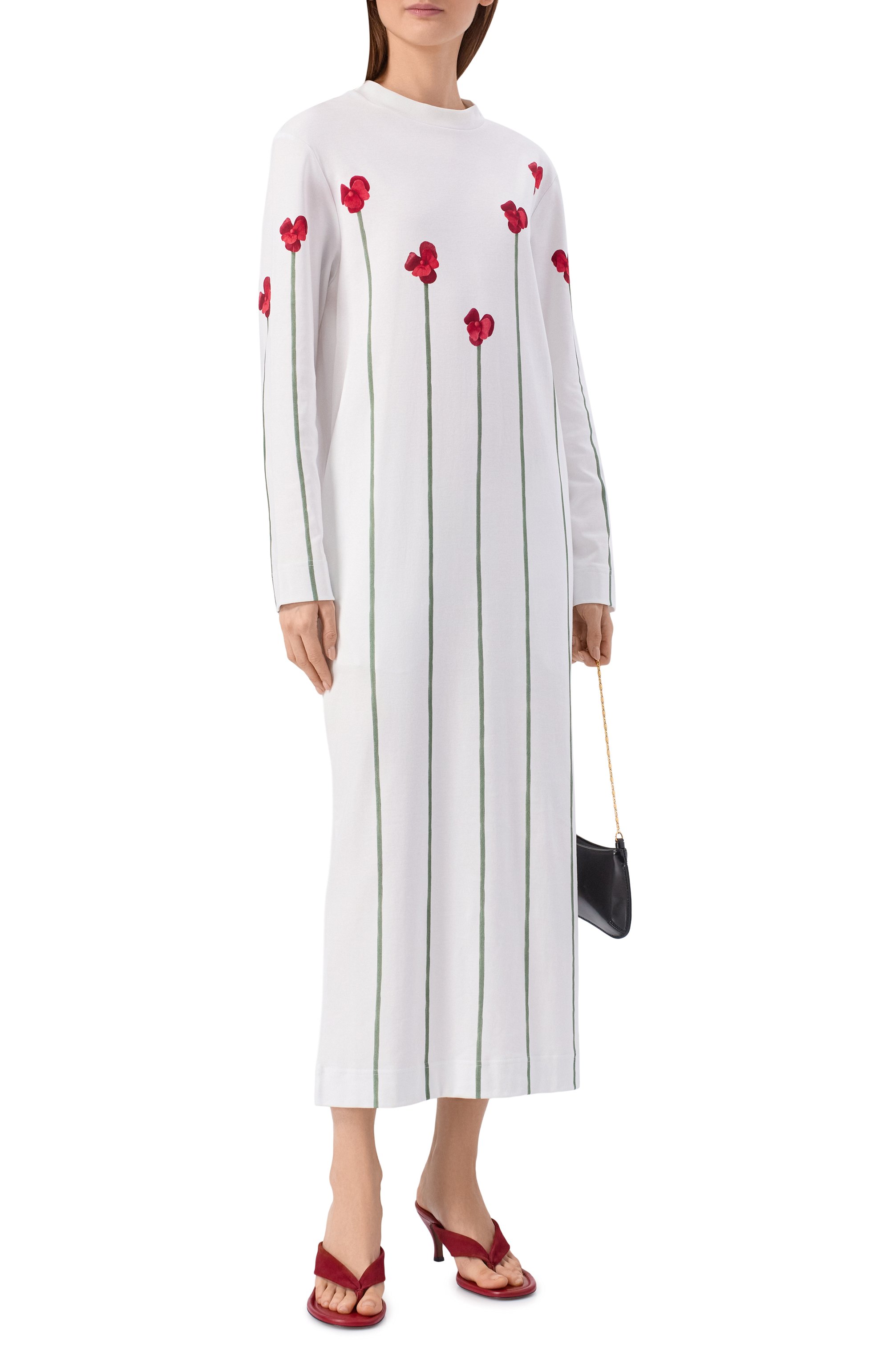 Хлопковое платье MOSCHINO, арт. A0452/0442, фото 2