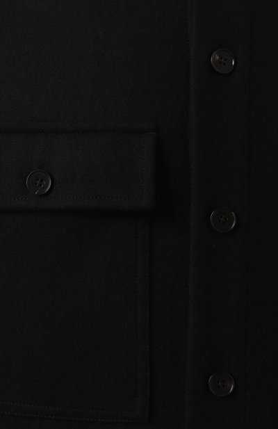 Шерстяная куртка-рубашка JIL SANDER черного цвета по цене 156000 руб., арт. J47DL0131/J40182, фото 5 Шерстяная куртка-рубашка JIL SANDER, арт. J47DL0131/J40182, фото 5
