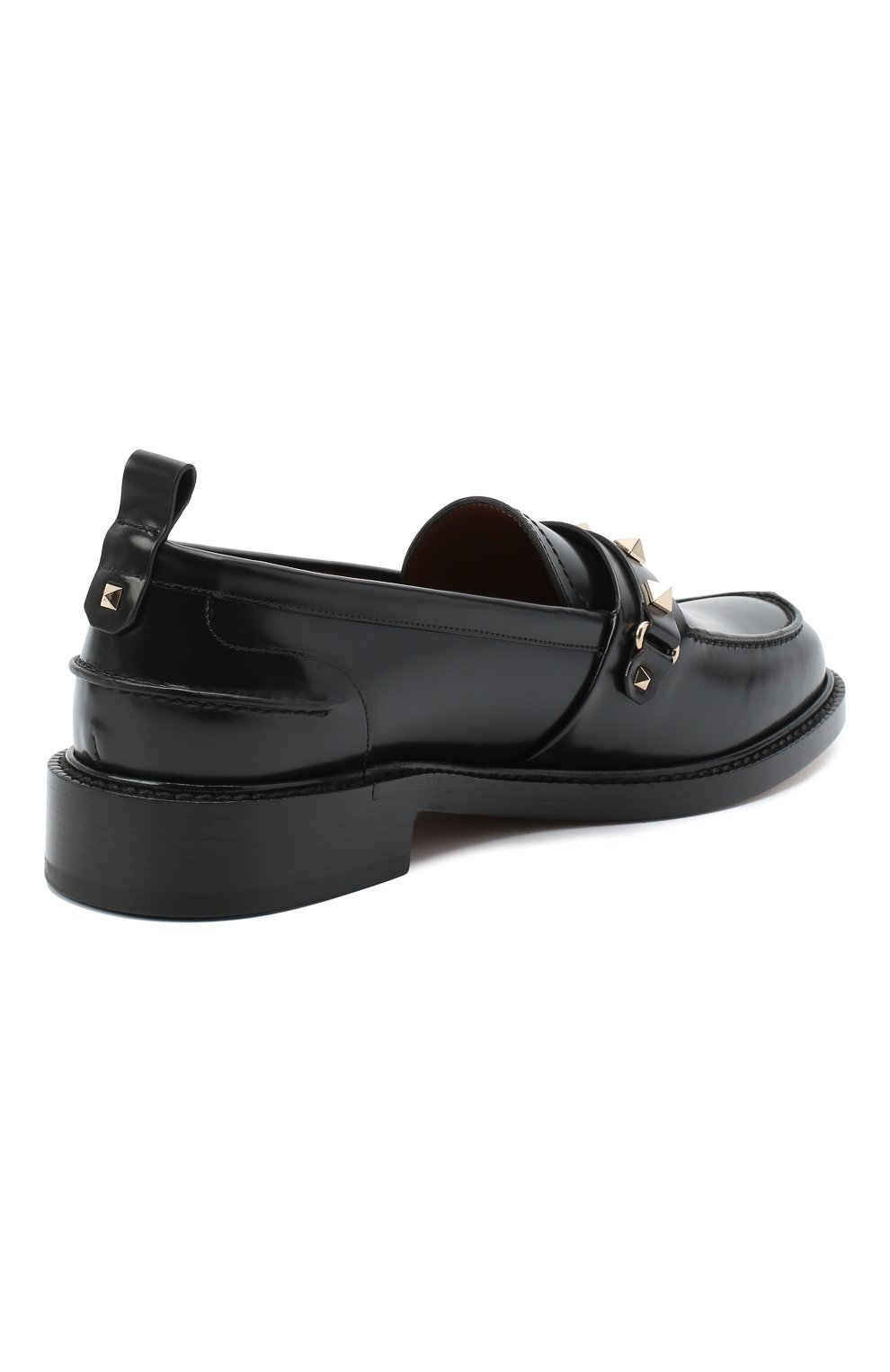 Кожаные лоферы rockstud VALENTINO, арт. UW2S0Y61/DKC, фото 4