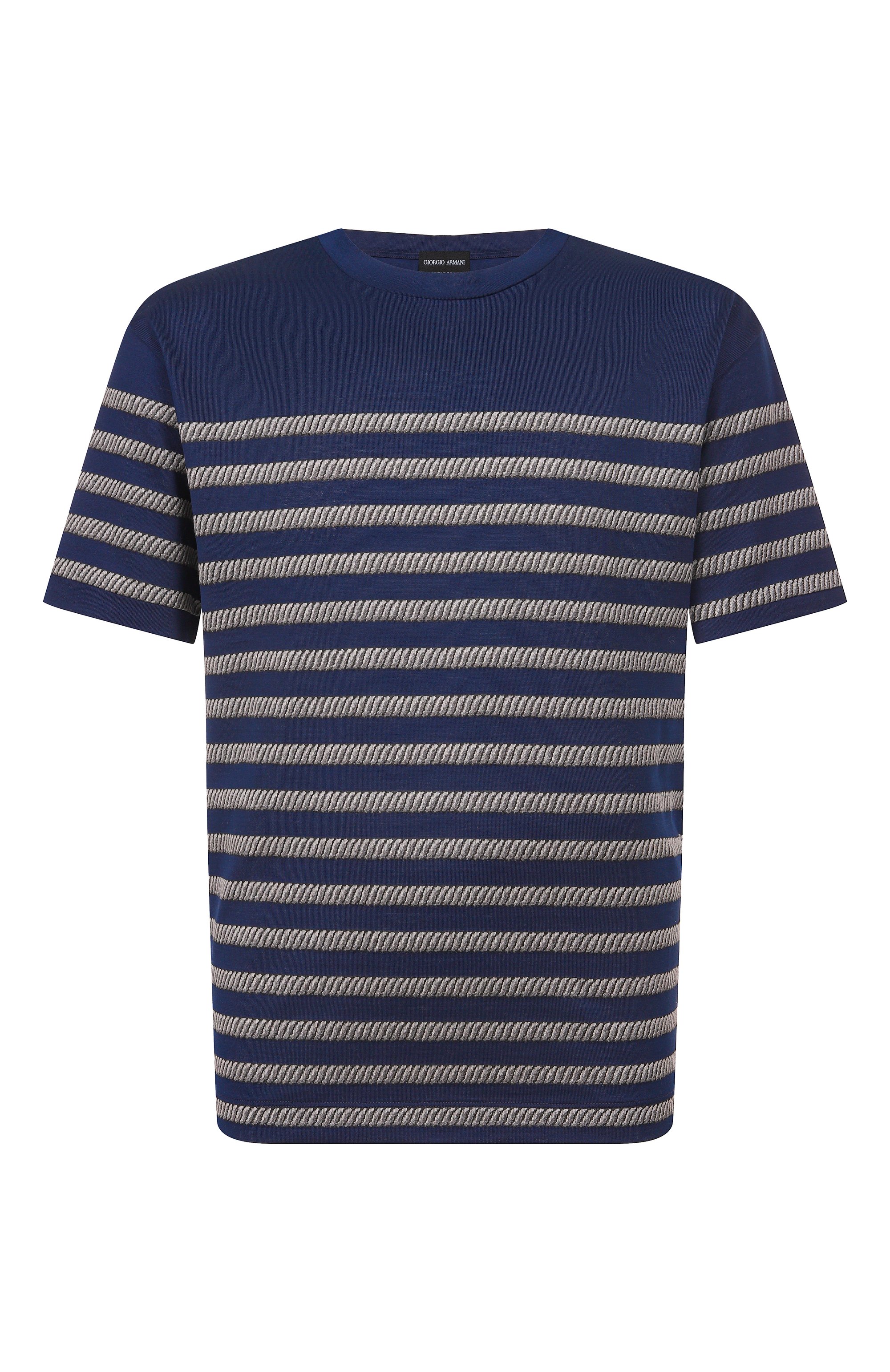 Футболка из хлопка и вискозы GIORGIO ARMANI, арт. GM003039/TE19976, фото 1