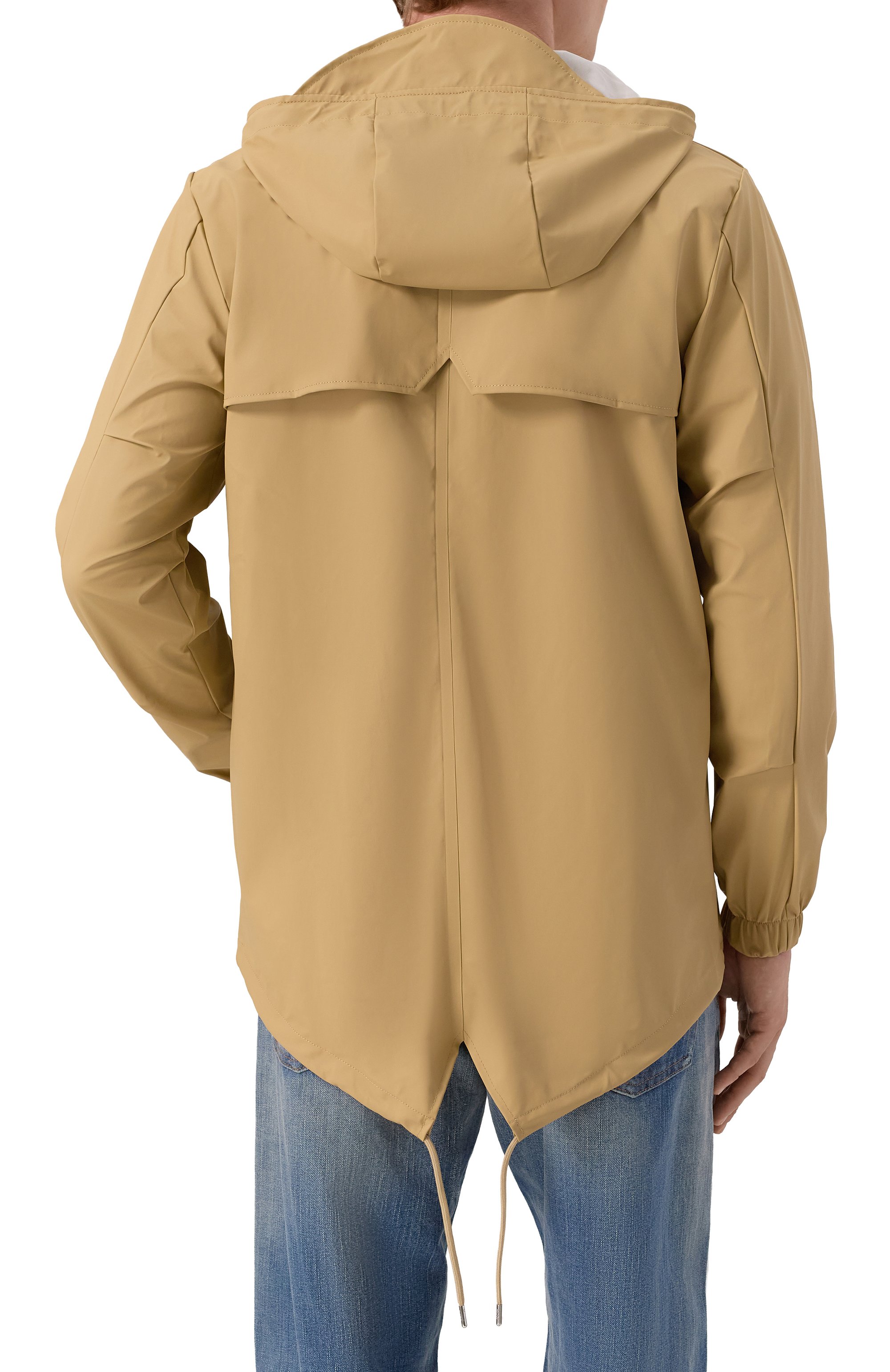 Плащ RAINS бежевого цвета по цене 17550 руб., арт. RA18010, фото 4 Плащ RAINS, арт. RA18010, фото 4