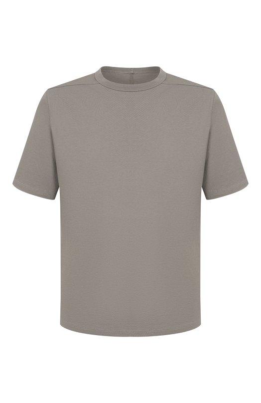 Хлопковая футболка Rick Owens RU01F2232/JA Серый RU01F2232/JA