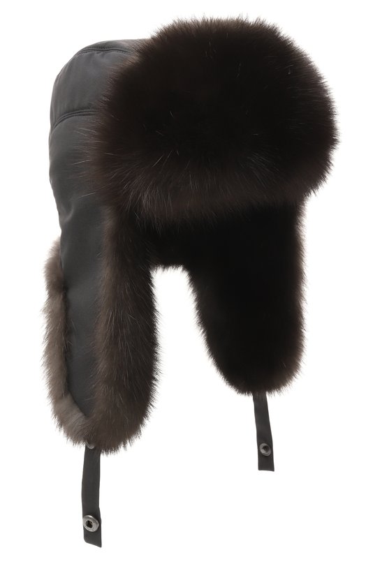 Шапка-ушанка Modern с отделкой из соболя Black Sable BS-MHMP-EB Серый BS-MHMP-EB