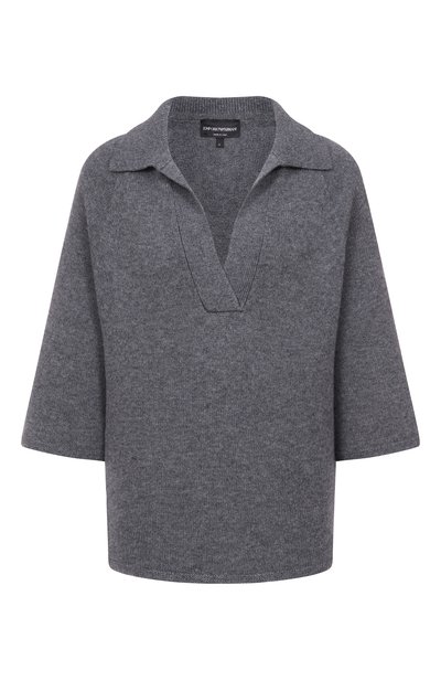 Женское поло из шерсти и кашемира EMPORIO ARMANI, арт. EW003197/AF20114
