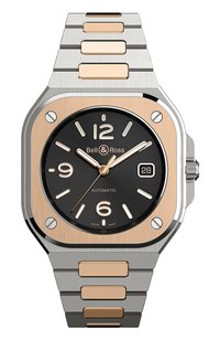 Часы br 05 steel and rose gold BELL AND ROSS бесцветного цвета по цене 1638000 руб., арт. BR05A-BL-STPG/SSG, фото 1 Часы br 05 steel and rose gold BELL AND ROSS, арт. BR05A-BL-STPG/SSG, фото 1