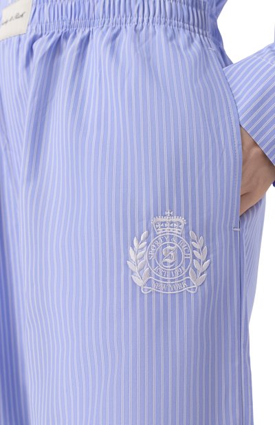 Хлопковые брюки SPORTY AND RICH, арт. PA07876243ST02, фото 5