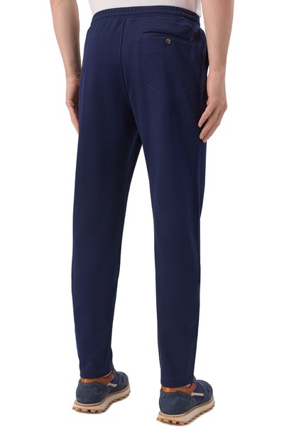 Хлопковые брюки CAPOBIANCO темно-синего цвета по цене 54650 руб., арт. 18M708.BB00., фото 4 Хлопковые брюки CAPOBIANCO, арт. 18M708.BB00., фото 4