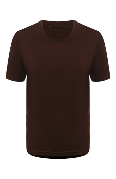 Женская хлопковая футболка KITON, арт. D53450H08225
