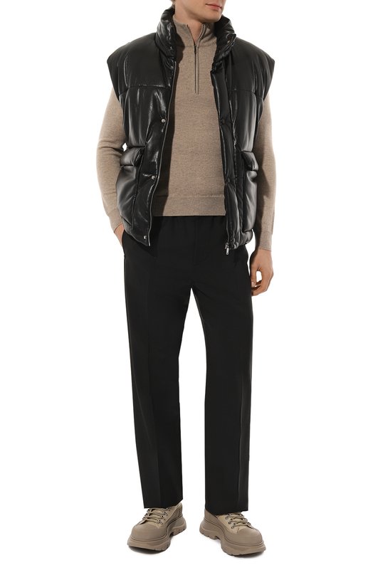 Кашемировый джемпер malo Бежевый, фото 2