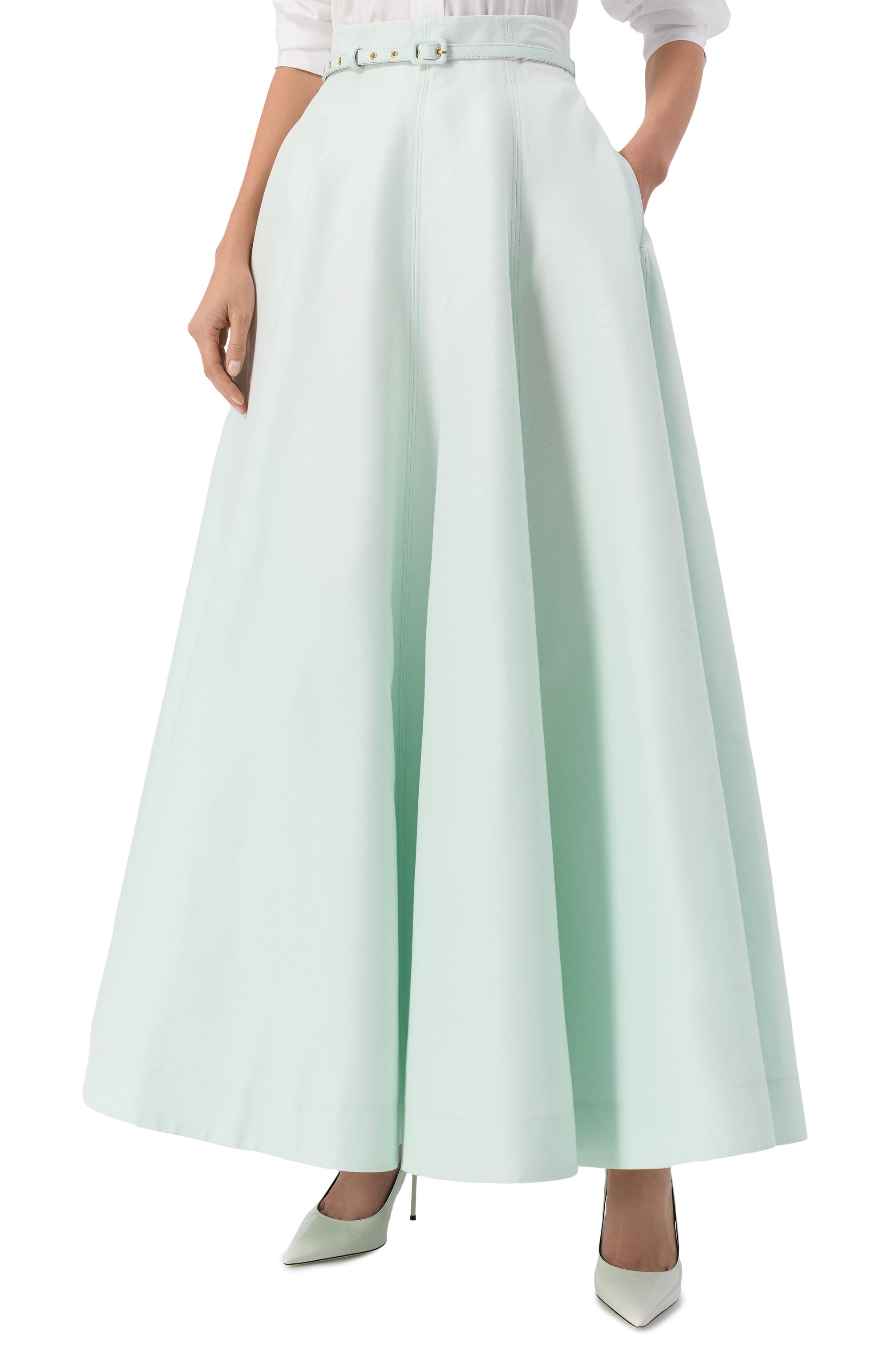 Юбка из хлопка и шелка YVON, арт. 0 250417, фото 3