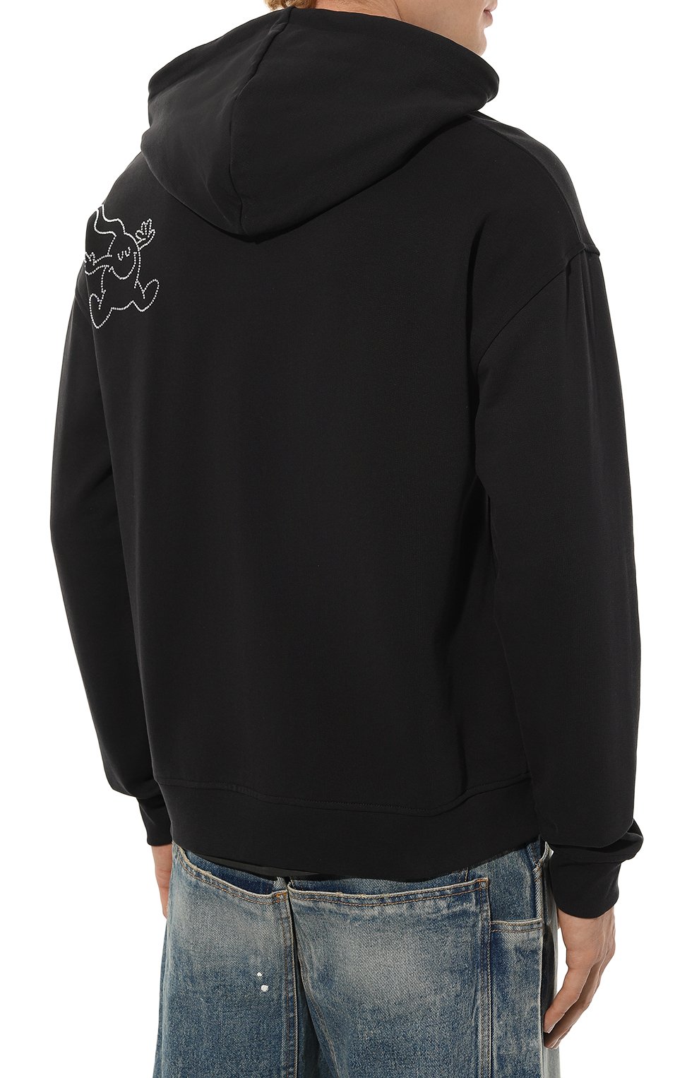 Хлопковая толстовка CARNE BOLLENTE, арт. AW23ZS0101, фото 4