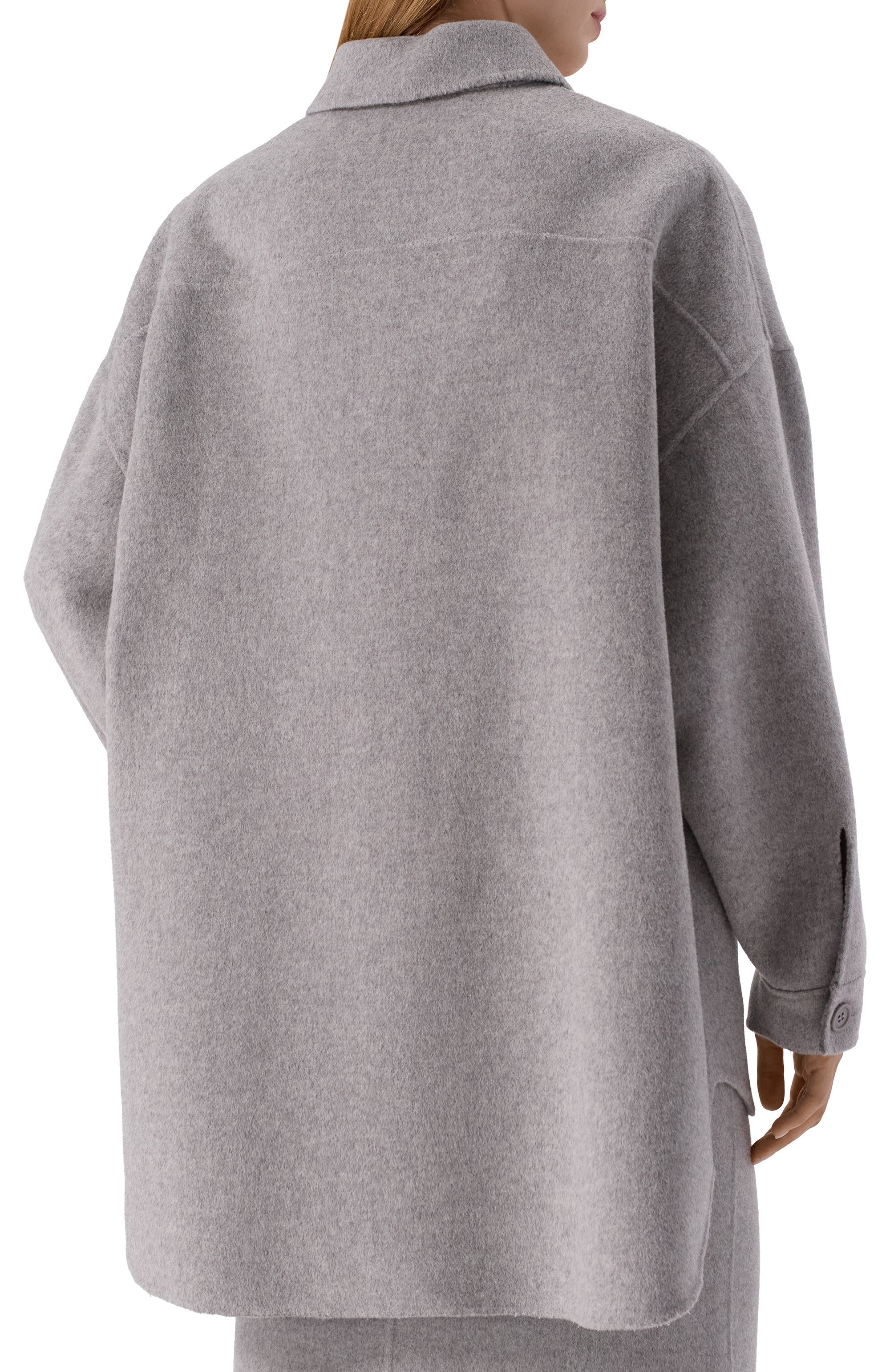 Шерстяная куртка-рубашка ERIKA CAVALLINI, арт. P5WW05, фото 4