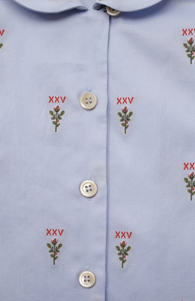 Хлопковая рубашка GUCCI, арт. 604093 XWAH4, фото 3