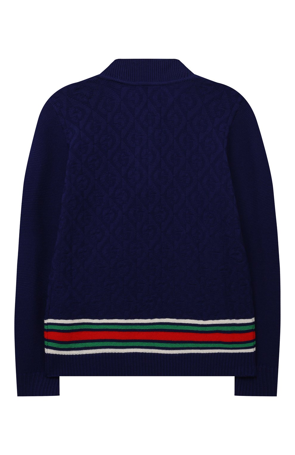 Свитер GUCCI синего цвета по цене 42850 руб., арт. 691914, фото 2 Свитер GUCCI, арт. 691914, фото 2