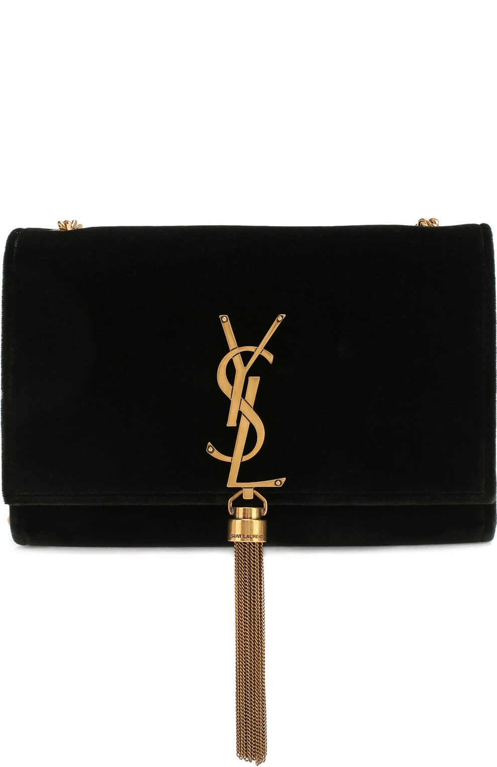 Сумка monogram kate small из бархата SAINT LAURENT, арт. 474366/9P00W, фото 1