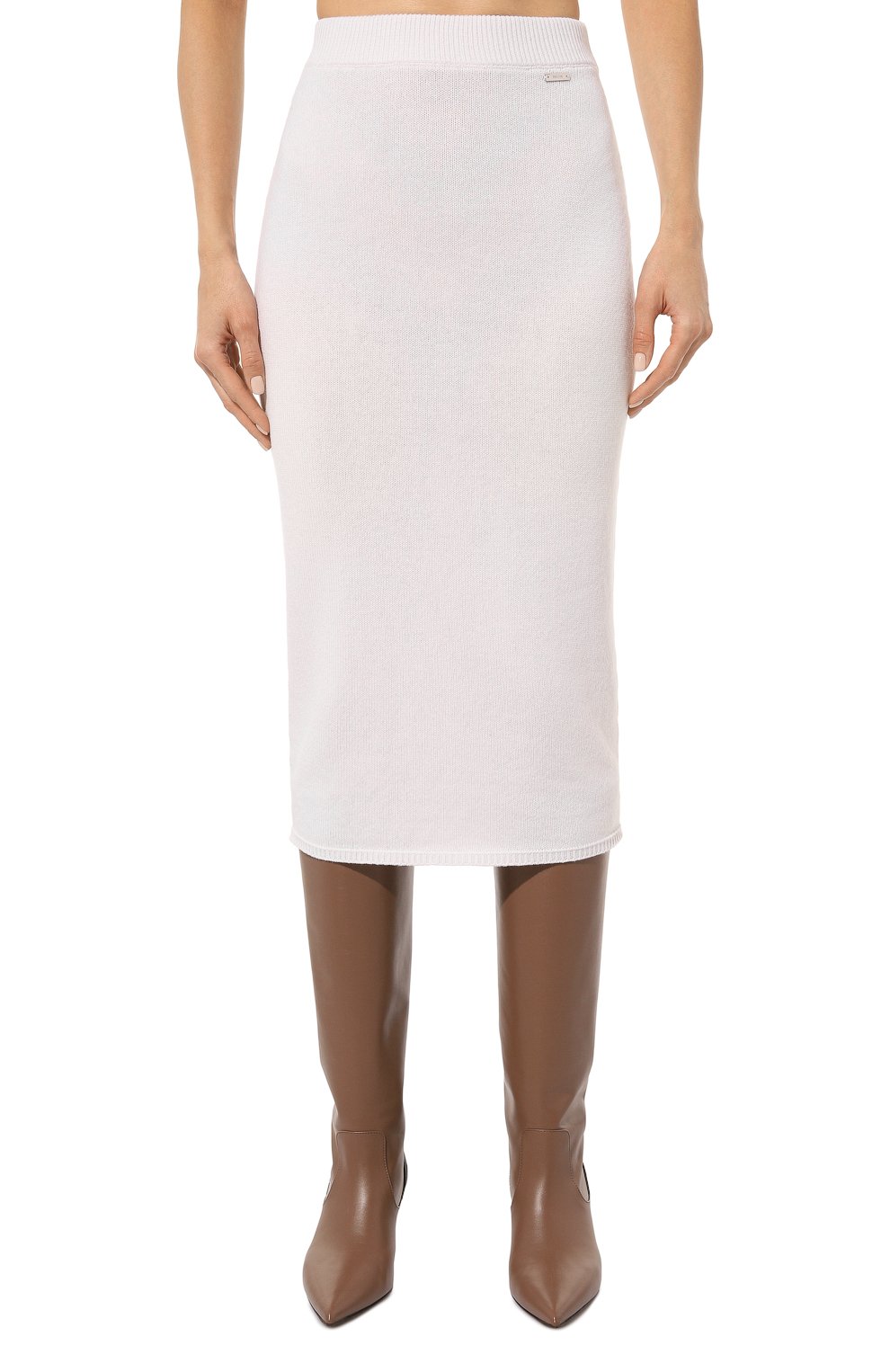 Кашемировая юбка KITON белого цвета по цене 118500 руб., арт. D547482015320153, фото 3 Кашемировая юбка KITON, арт. D547482015320153, фото 3
