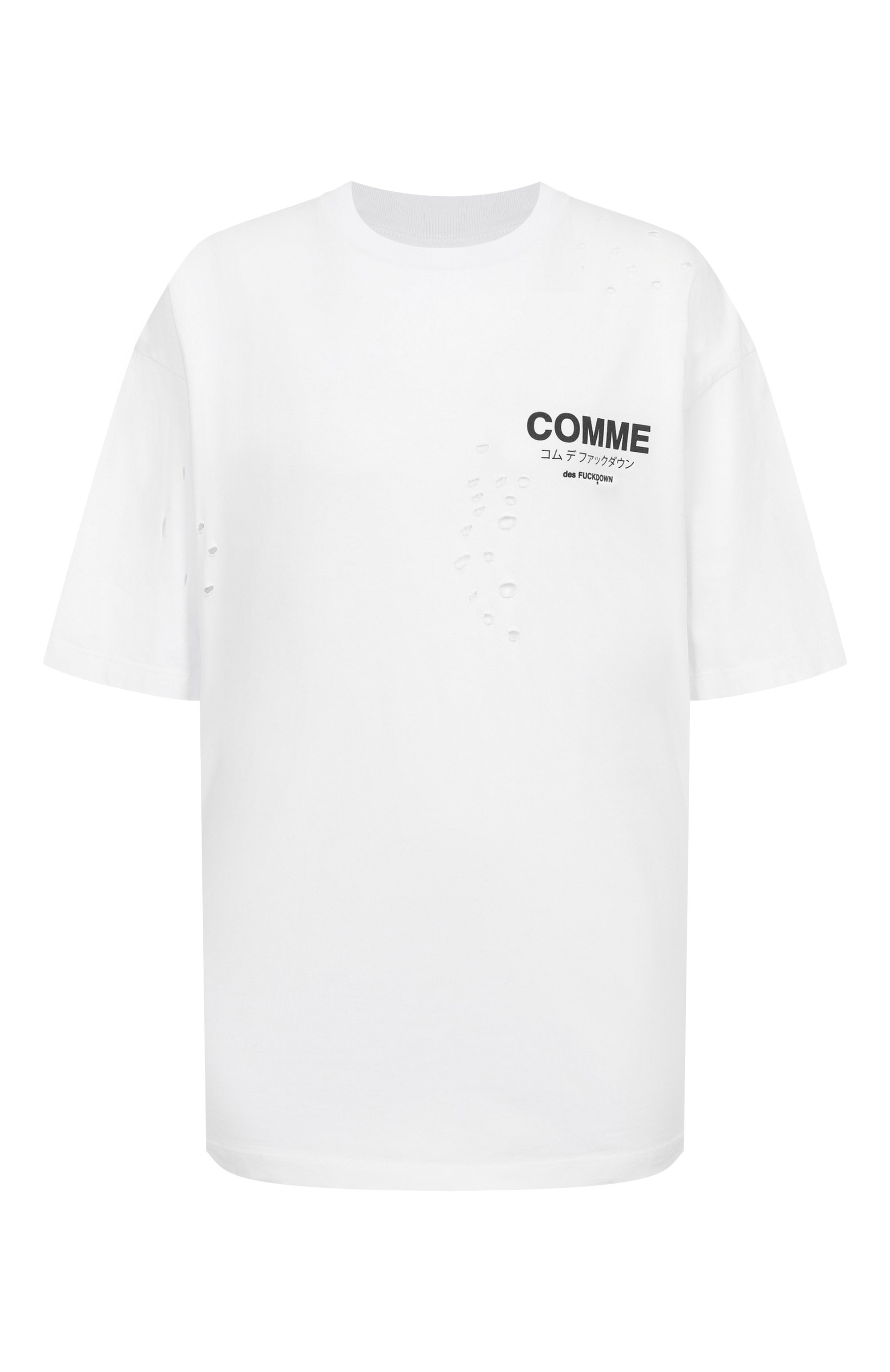 Хлопковая футболка COMME DES FUCKDOWN, арт. CFABW01310, фото 1