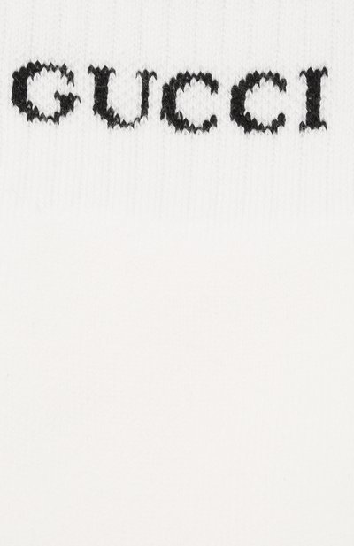 Хлопковые носки GUCCI, арт. 496493/4G293, фото 2