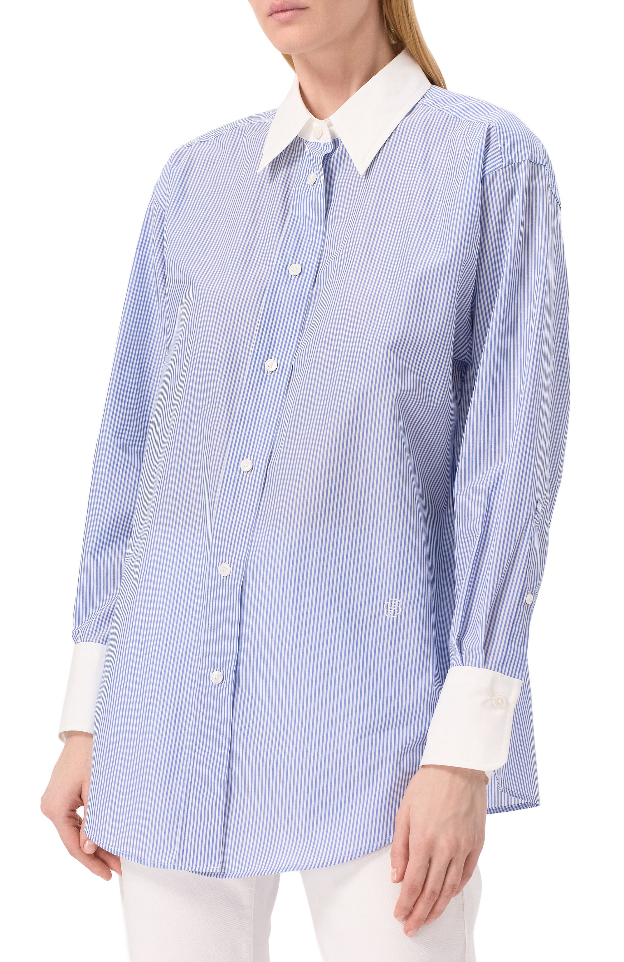 Хлопковая рубашка BOSS, арт. 50531528, фото 3