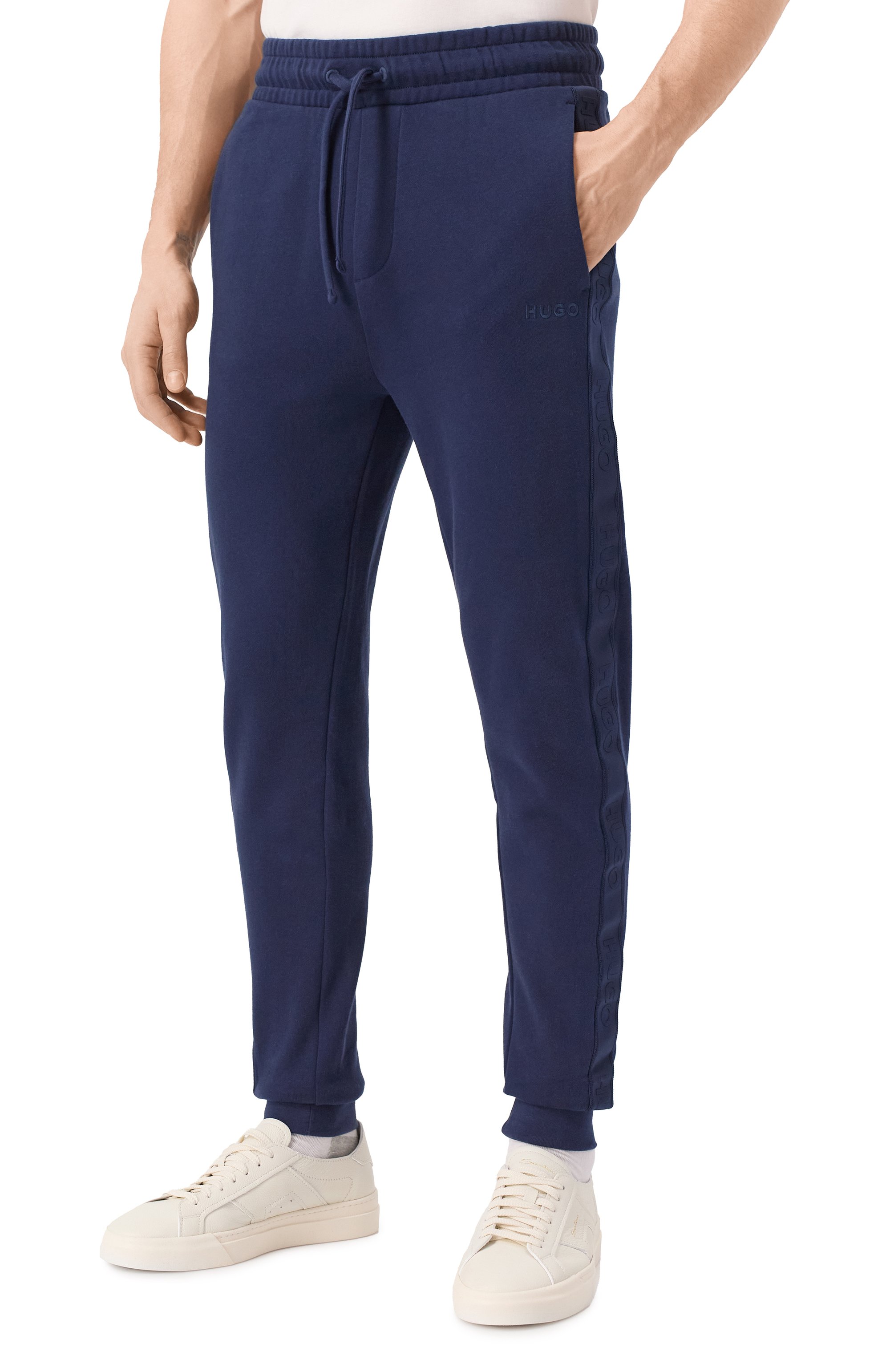 Хлопковые джоггеры HUGO, арт. 50520501, фото 3