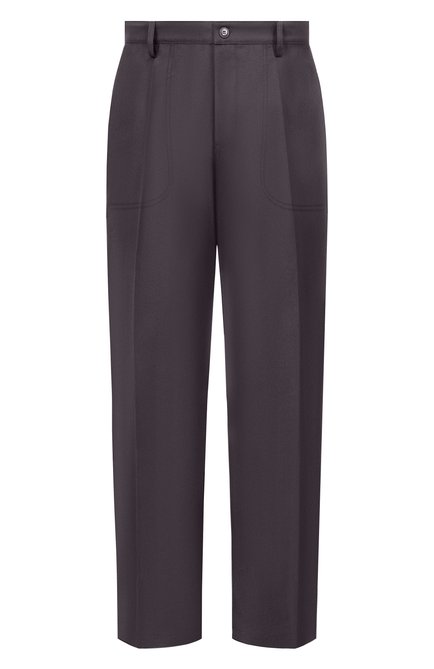 Мужские брюки из шерсти и льна CANALI, арт. U91810/AV05972