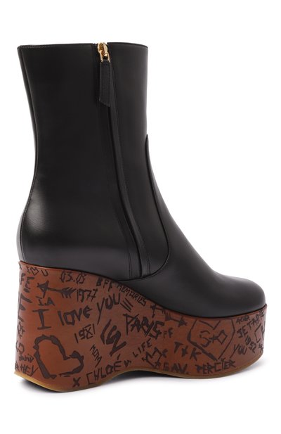 Кожаные ботильоны maxime CHLOÉ, арт. CH25W15DUK, фото 5