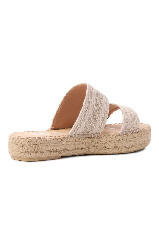 Текстильные шлепанцы Manebi X 0.1 JB/C0TT0N JAQUARD Кремовый  X 0.1 JB/C0TT0N JAQUARD Фото 5