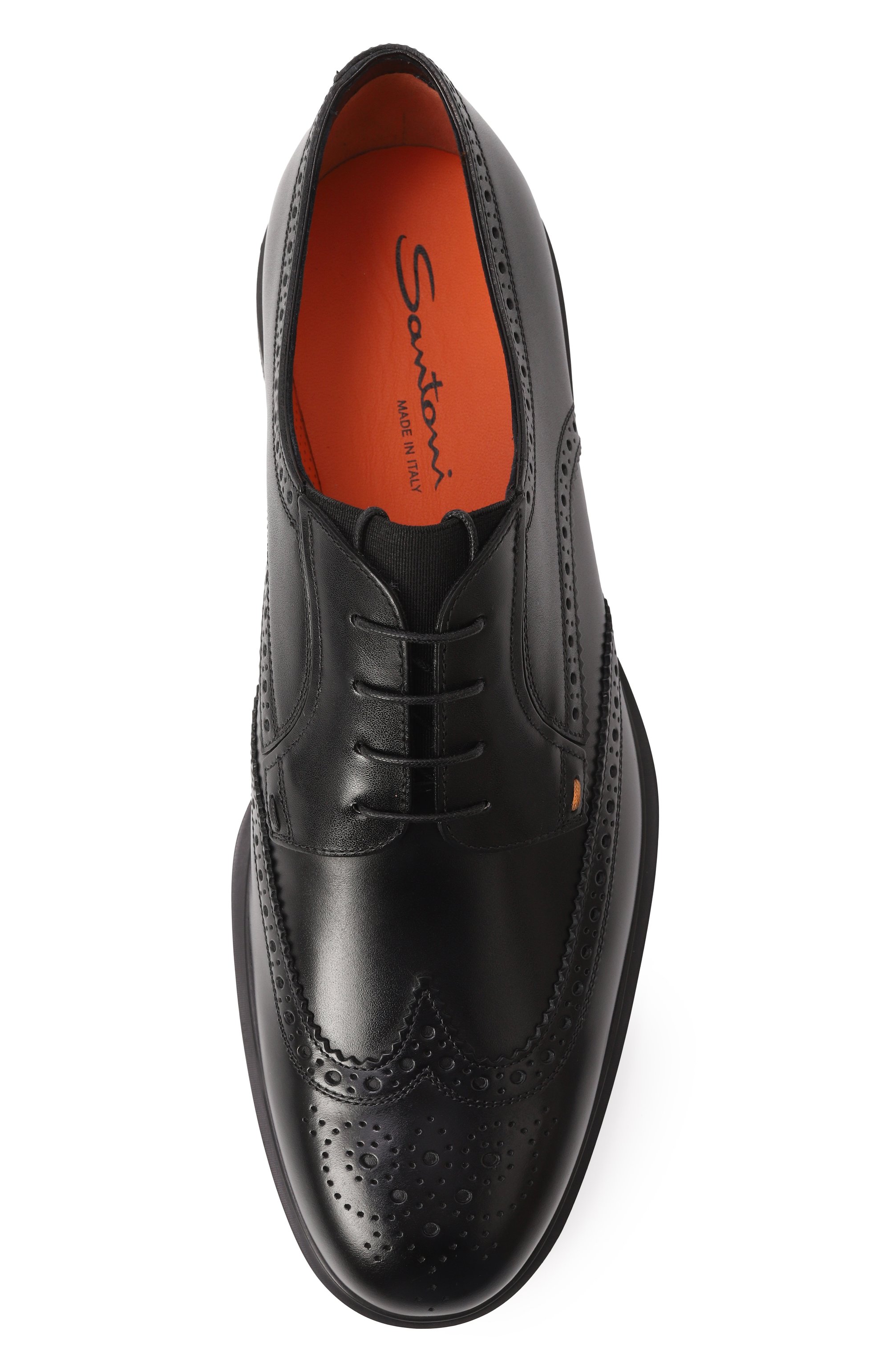 Кожаные дерби easy SANTONI, арт. MGEG19033NEAXNTG, фото 6