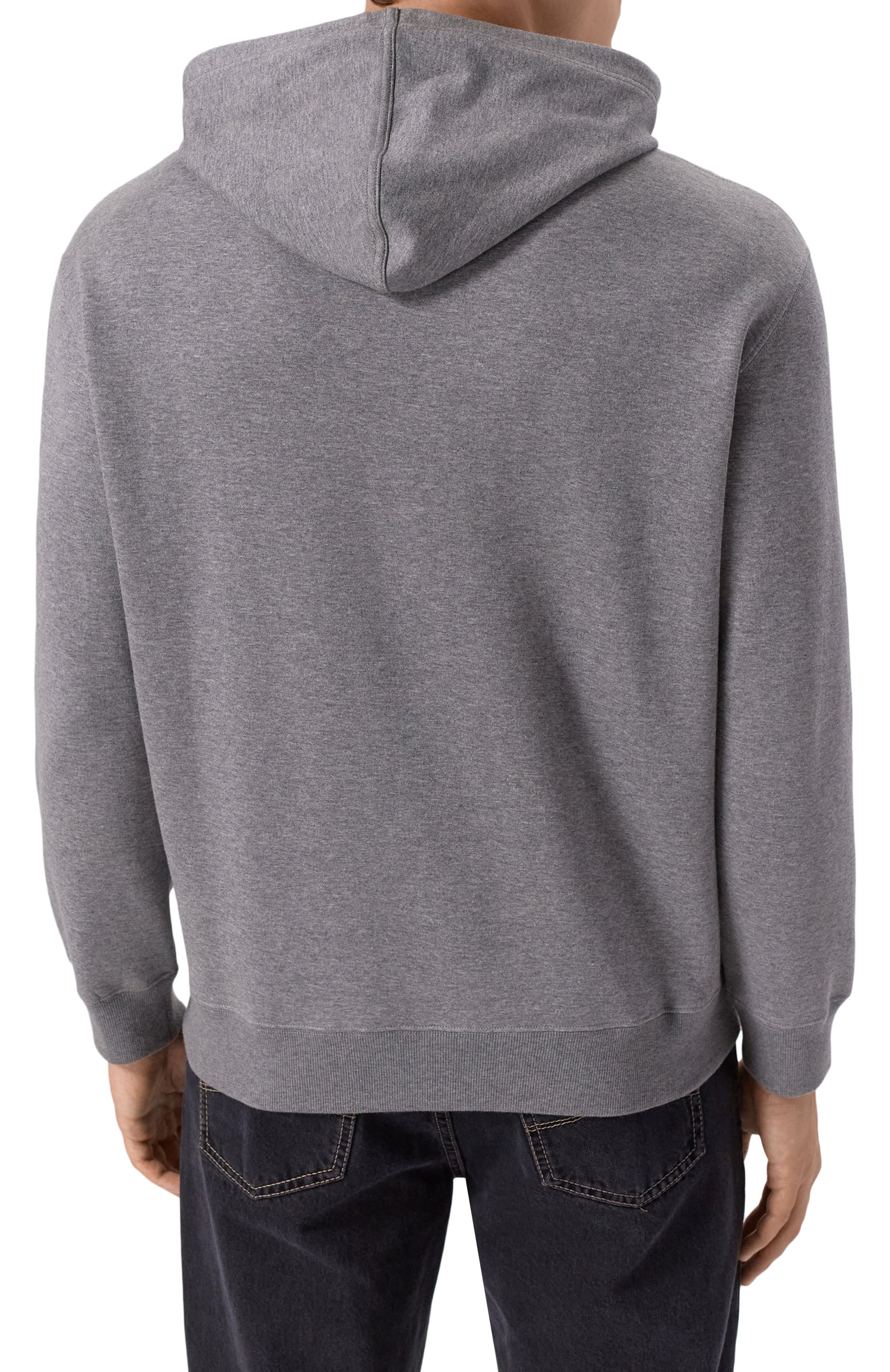 Худи из хлопка и кашемира BRUNELLO CUCINELLI, арт. MM8319021G, фото 4