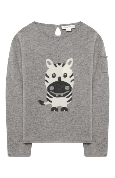 Кашемировый пуловер OSCAR ET VALENTINE, арт. PUL01ZEBRAM, фото 1